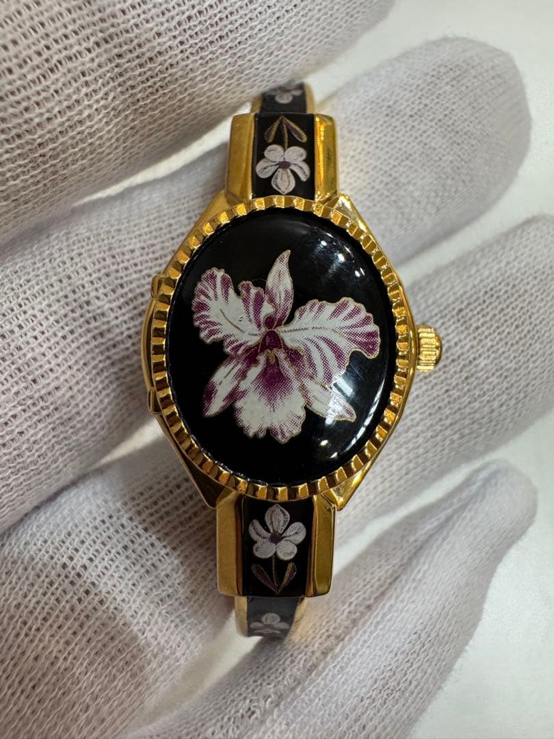 【美品】ANDRE MOUCHE アンドレムッシュ 腕時計 バングルウォッチ