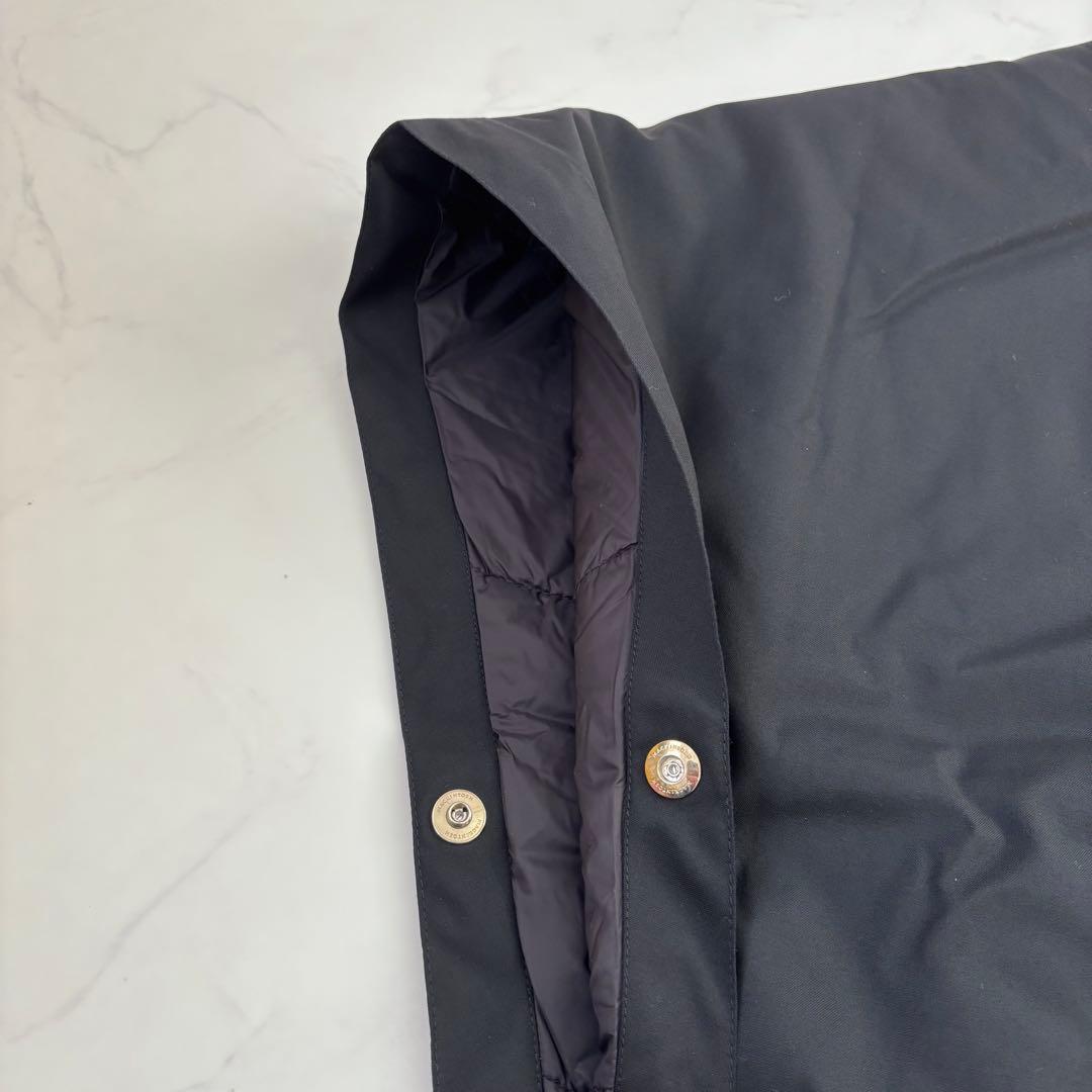 【レア！近年モデル】英国製 マッキントッシュ フーデットダウンポンチョ 金ボタン