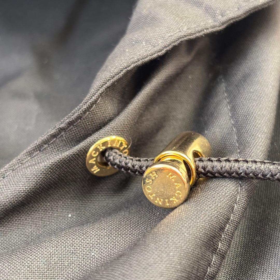 【レア！近年モデル】英国製 マッキントッシュ フーデットダウンポンチョ 金ボタン