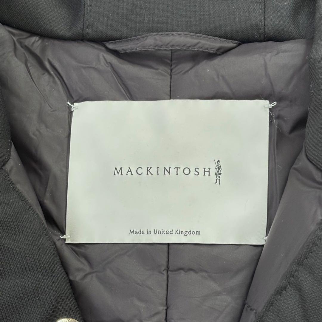 【レア！近年モデル】英国製 マッキントッシュ フーデットダウンポンチョ 金ボタン