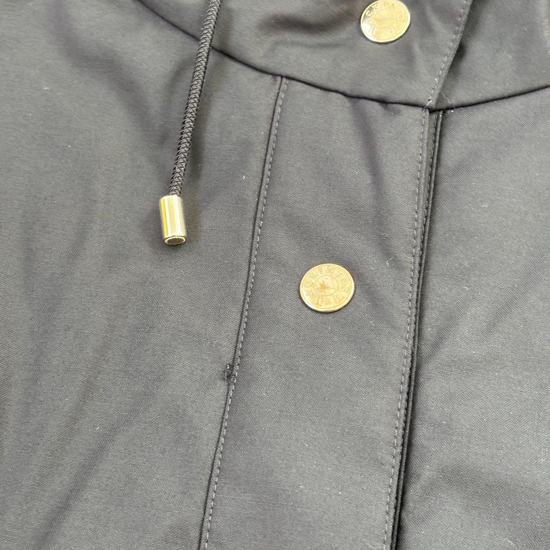 【レア！近年モデル】英国製 マッキントッシュ フーデットダウンポンチョ 金ボタン