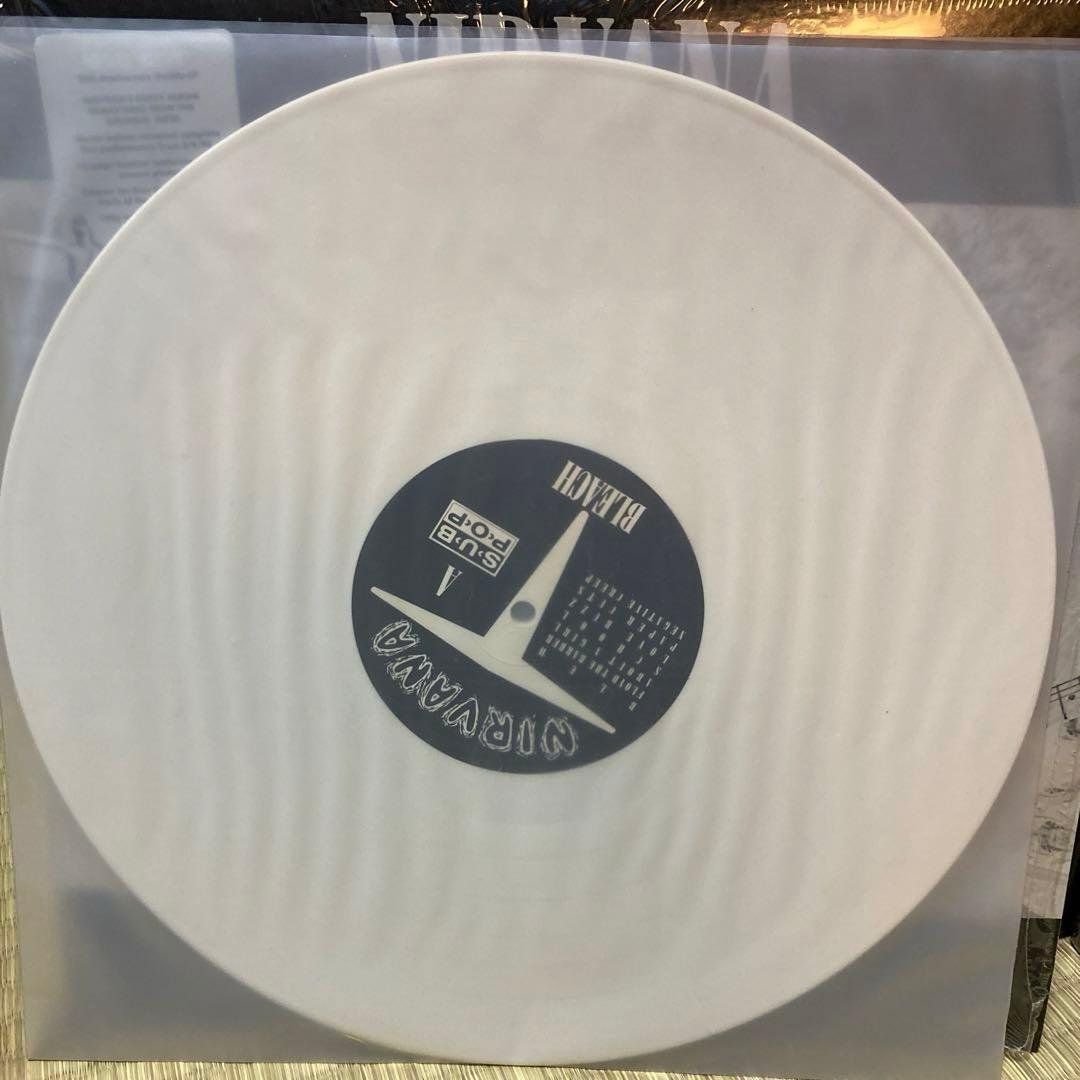 レア NIRVANA BLEACH 20周年記念盤 初回盤 ホワイトヴァイナル