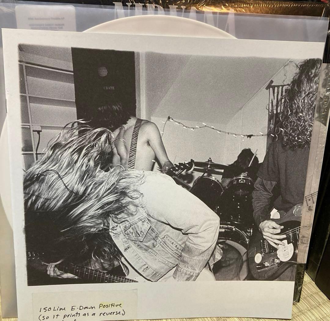 レア NIRVANA BLEACH 20周年記念盤 初回盤 ホワイトヴァイナル