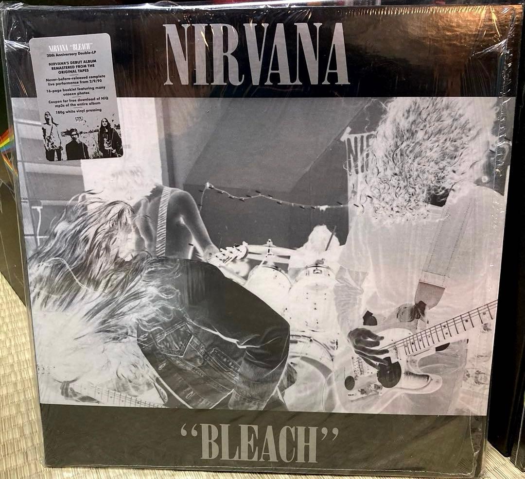 レア NIRVANA BLEACH 20周年記念盤 初回盤 ホワイトヴァイナル