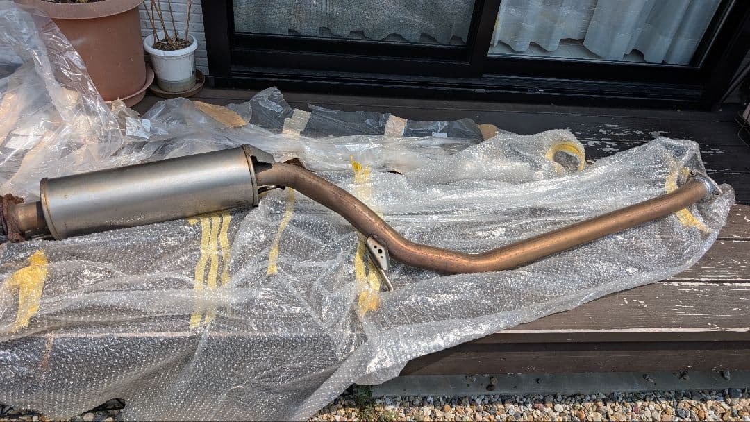 シビック FD2タイプR サイレンサー 中間パイプ 純正