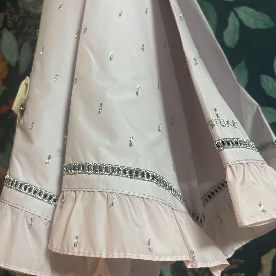 ジルスチュアート 晴雨兼用傘 ピンク 長傘 一番人気　 エコメリカル指定