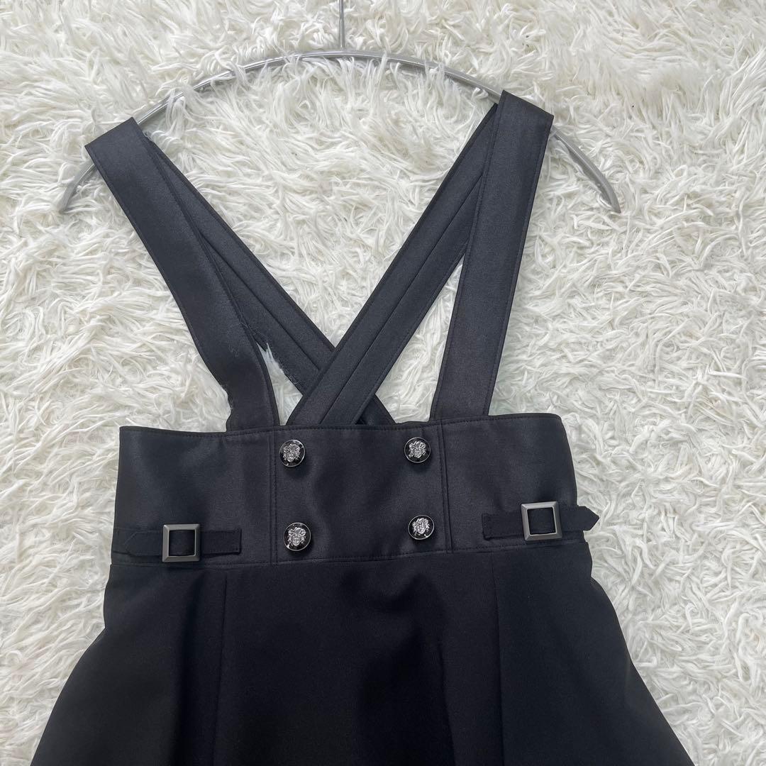 美品✨エルアンノアール　ブラックショートジャケットハイウエストスカート150