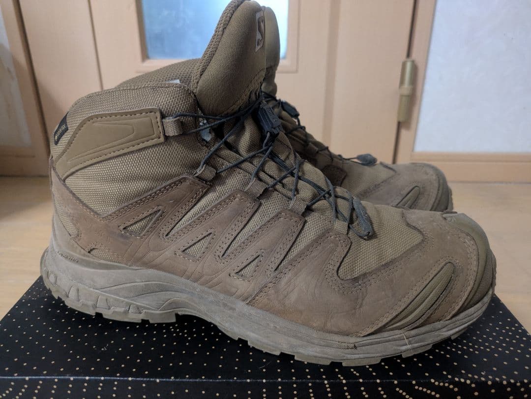 Salomon XA FORCES MID GTX Coyote28.5箱タグ