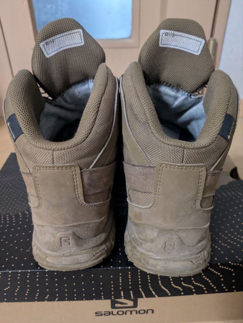 Salomon XA FORCES MID GTX Coyote28.5箱タグ