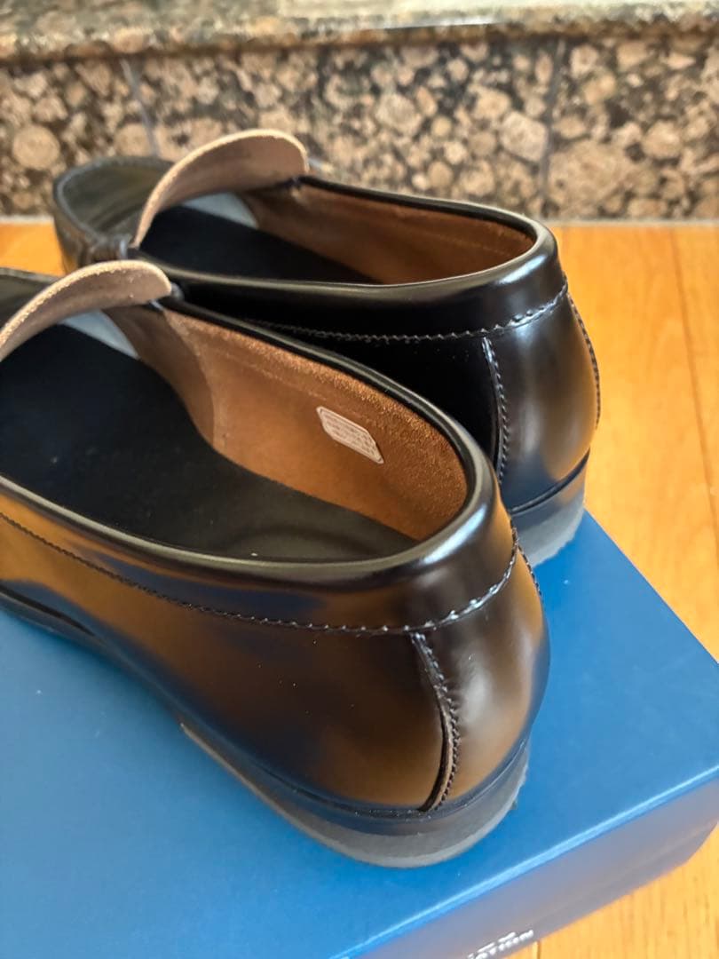 リーガル 黒 レザー ローファー