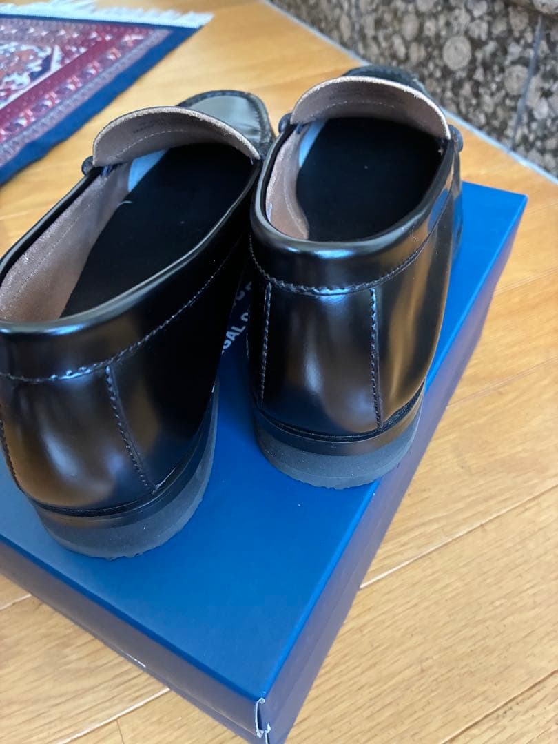 リーガル 黒 レザー ローファー