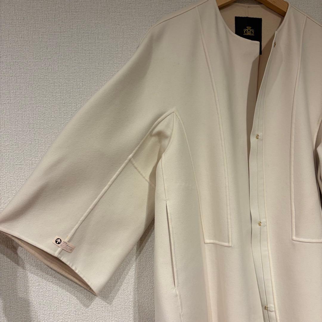 Drawer ウールコート 36 アイボリー