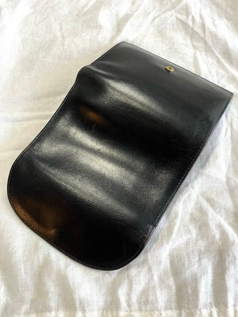 Whitehouse Cox ブラック三つ折り財布　ブライドルレザー(箱無し)