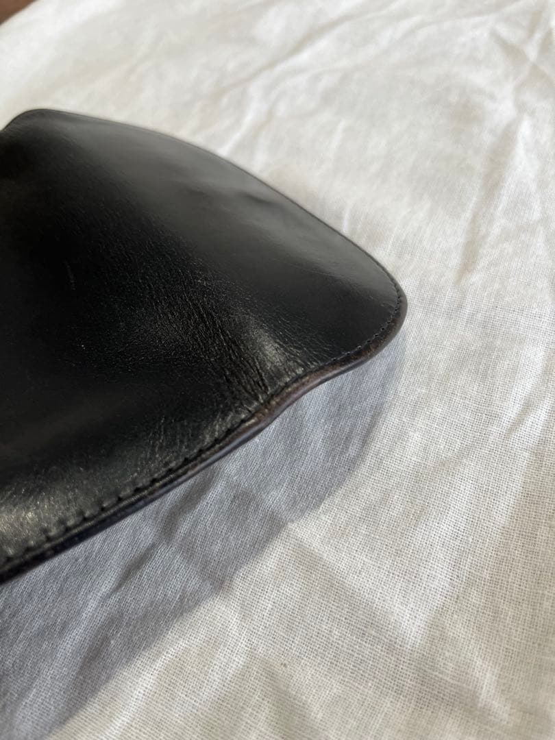 Whitehouse Cox ブラック三つ折り財布　ブライドルレザー(箱無し)