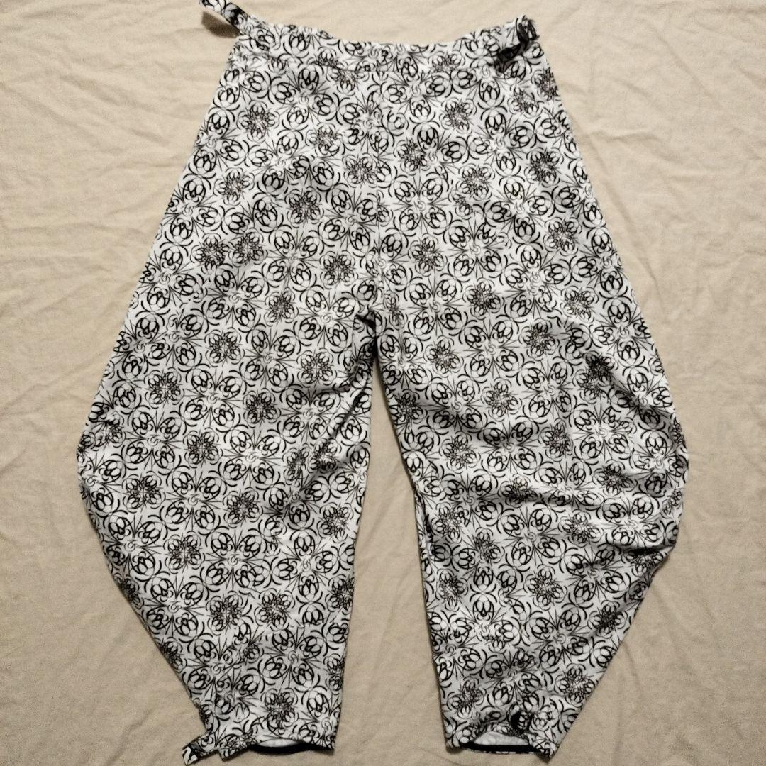 threeASFOUR スリーアズフォー 総柄 サルエルパンツ 変形パンツ 8