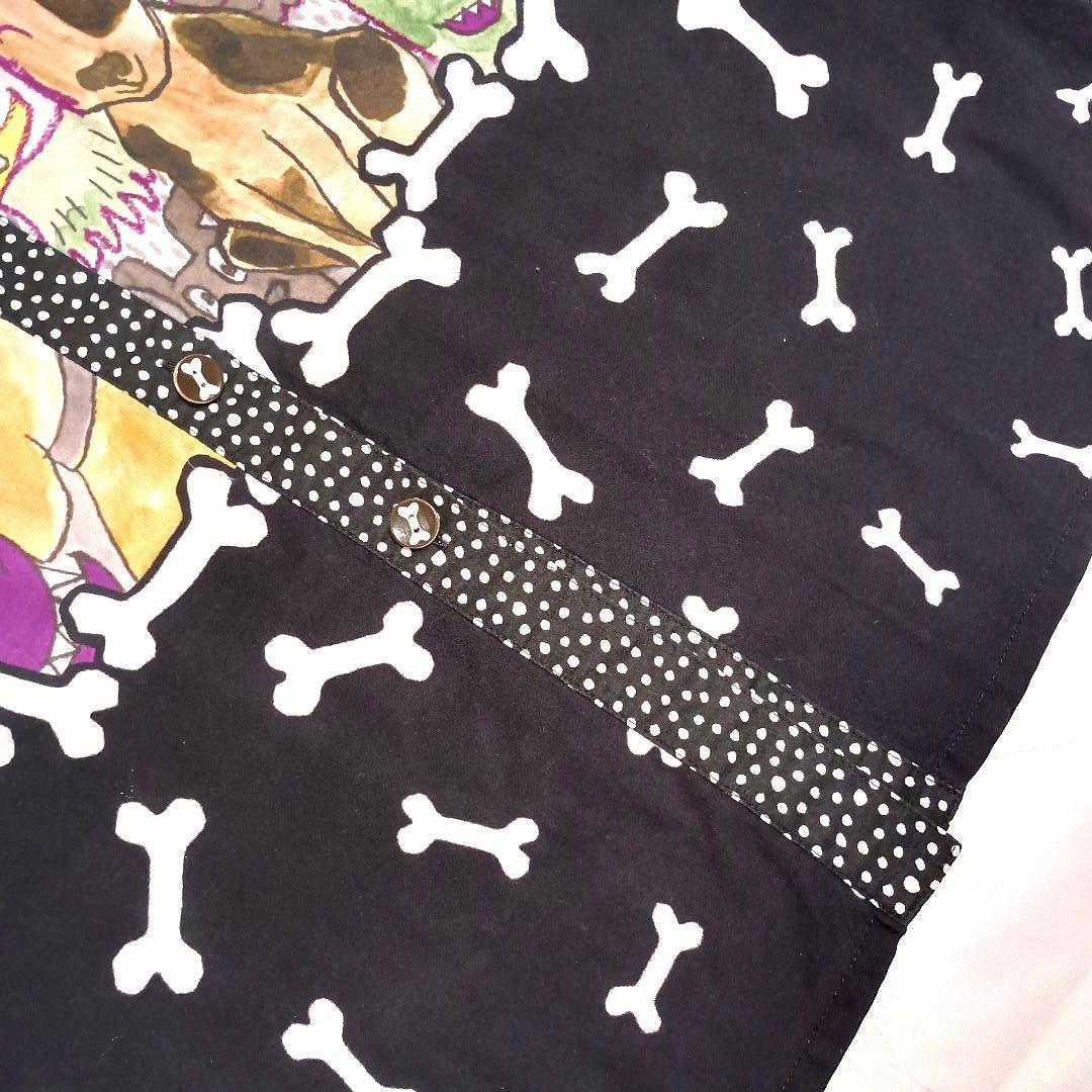 90s オレボレブラ アルベロベロ 動物 犬 デザイン 袖ぶたさん チュニック