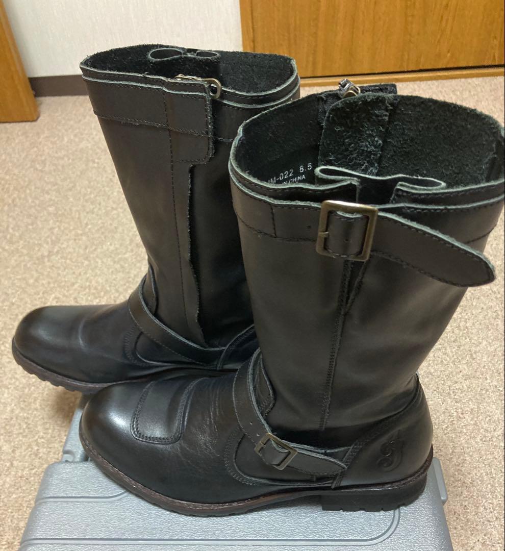 【美品】バイク用ブーツインディアン　OIM-022 8.5サイズ 26.5cm