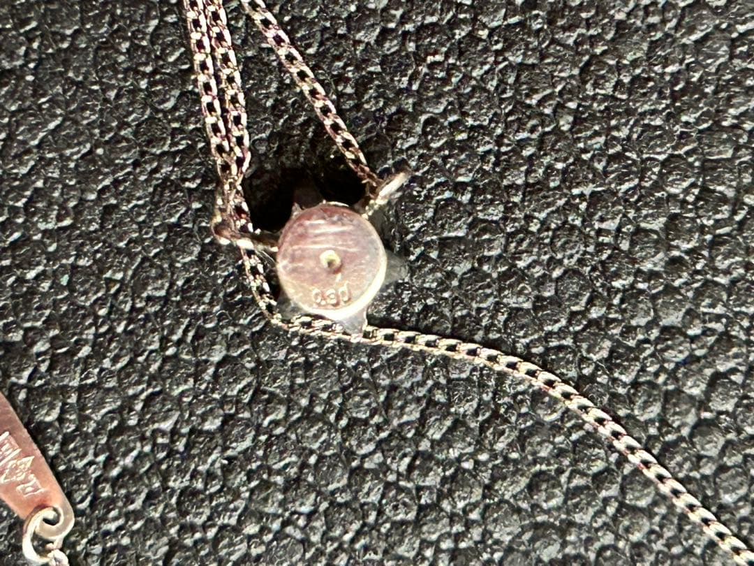 一粒ダイヤネックレス　造幣局刻印プラチナ850チェーン　0.3カラットダイヤ