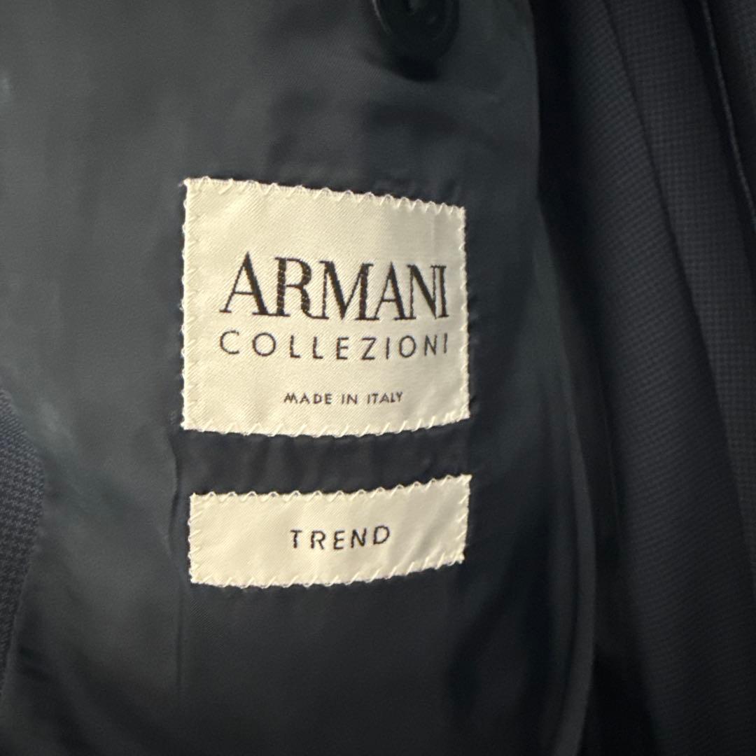 アルマーニコレツィオーニARMANICOLLEZIONI 50 ネイビー