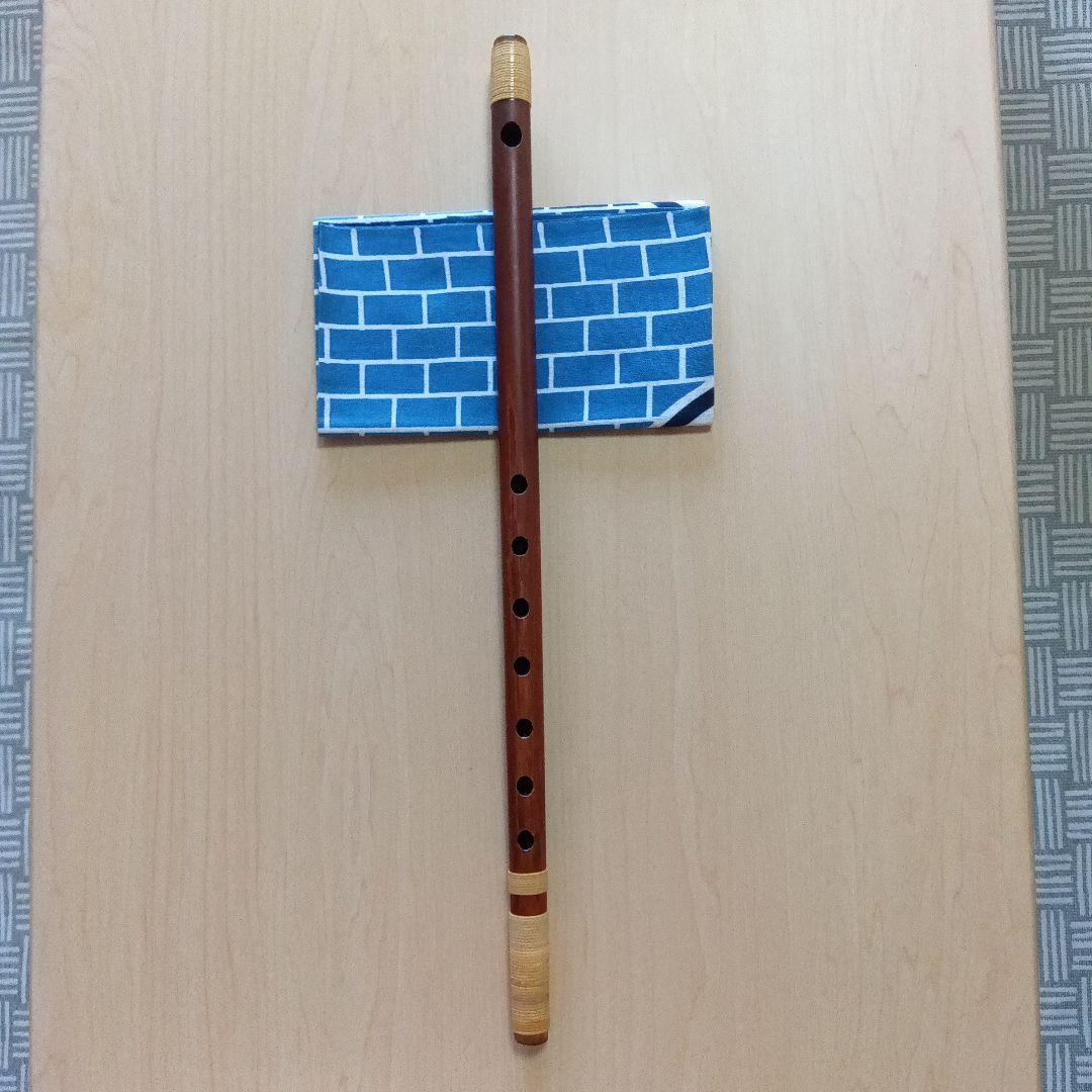 ♥囃子用(タイプ③)・イブシ竹の三本調子・細目篠笛(女性向き)