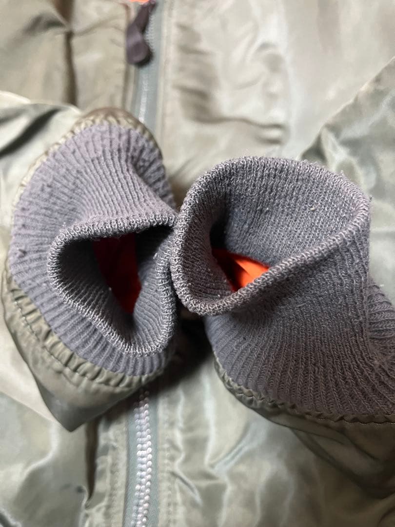 ALPHA MA-1フライトジャケット サイズS オリーブ 80s USA製