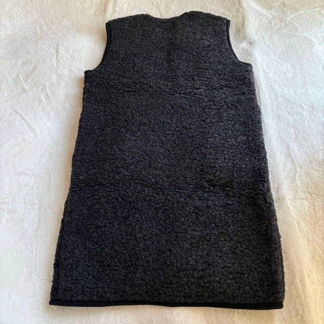 【美品】Cold Breakerウールロングベスト　スナップボタン