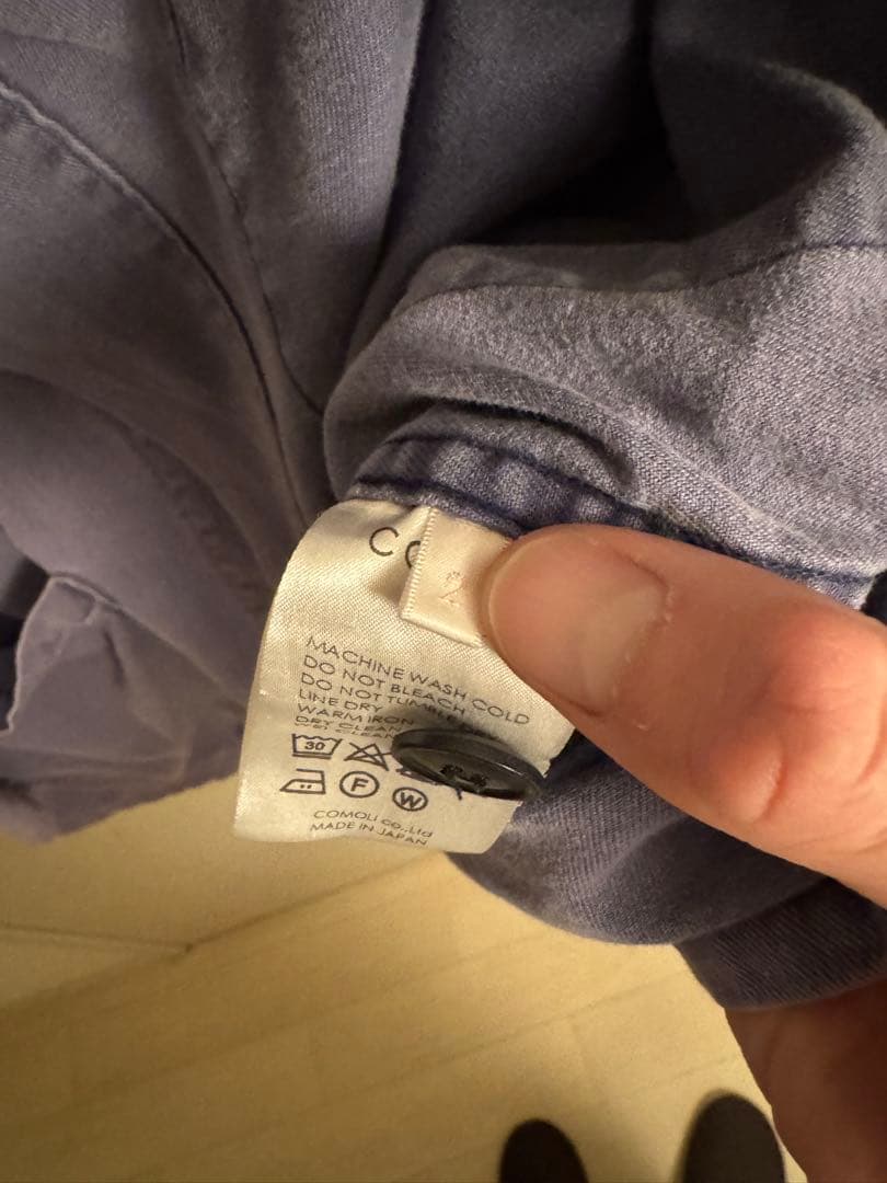 【サイズ2】COMOLI コットンドリルワークジャケット