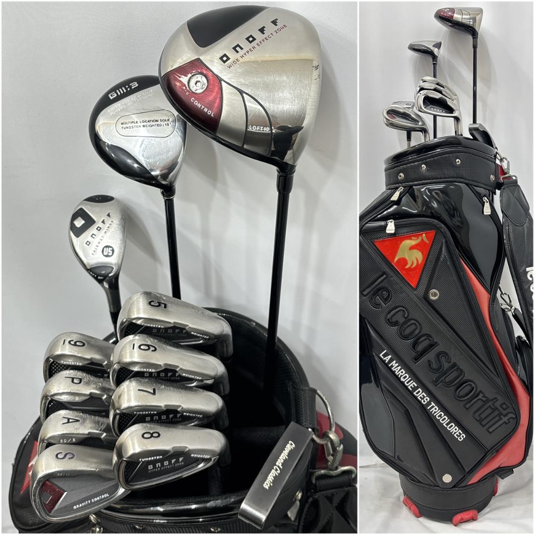 メンズ右利き初心者用　オノフ　ONOFF　他　ゴルフクラブセット　W-2760