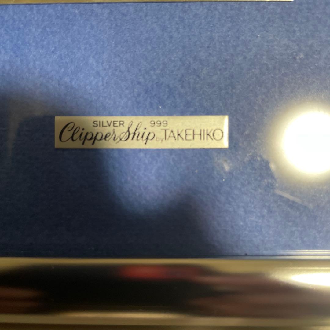 TAKEHIKO帆船no.4 純銀製レリーフ