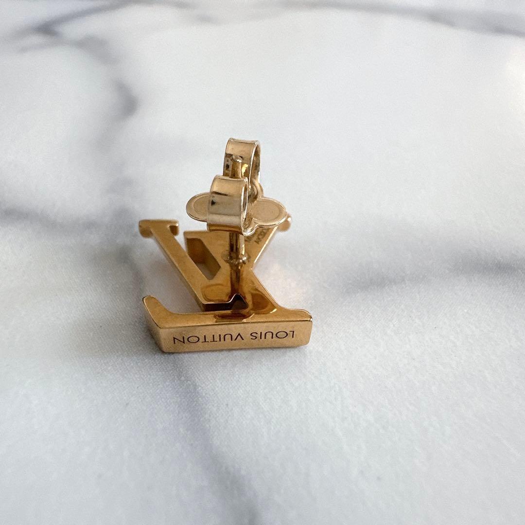 ルイヴィトン　LV エセンシャル　ピアス　イヤリング　片耳　ユニセックス　美品