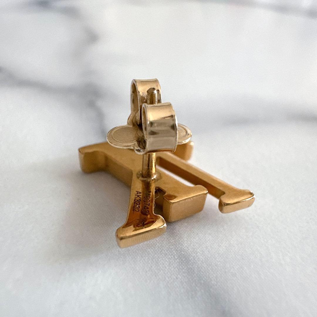 ルイヴィトン　LV エセンシャル　ピアス　イヤリング　片耳　ユニセックス　美品