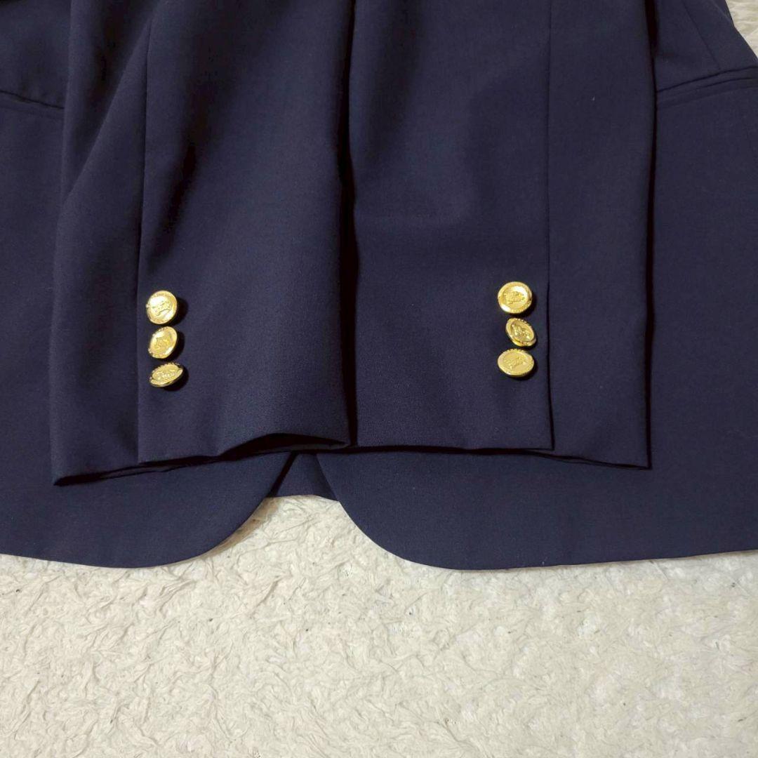 美品✨　バーバリーズ　テーラードジャケット　エンブレム刺繍　金ボタン　11号　L