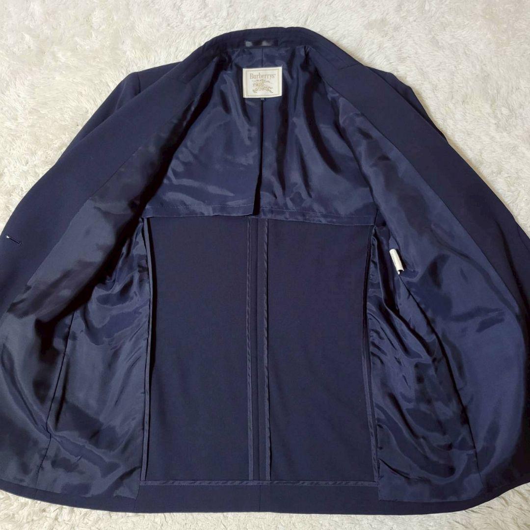 美品✨　バーバリーズ　テーラードジャケット　エンブレム刺繍　金ボタン　11号　L