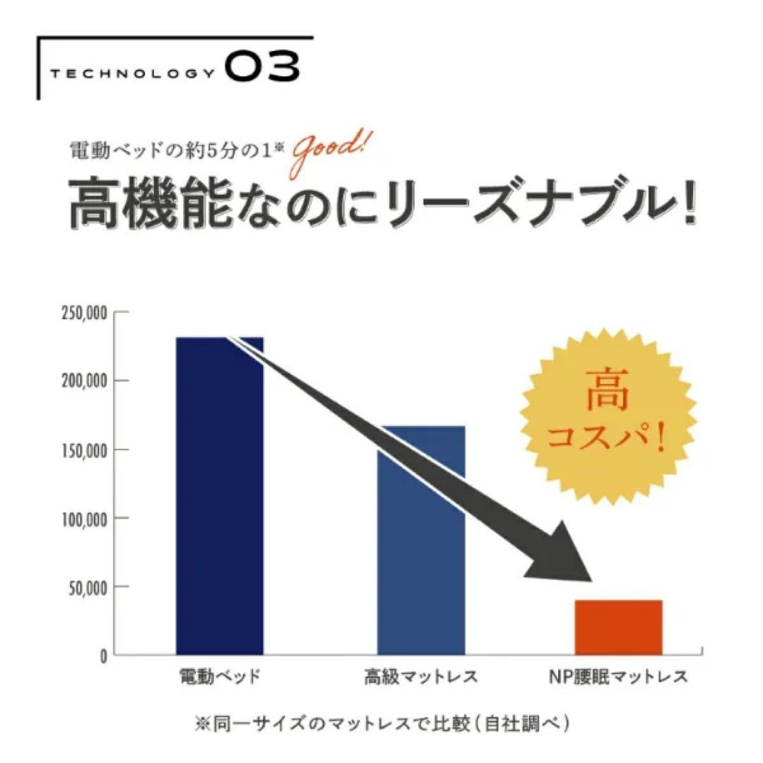 【美品】NP腰眠マットレス NELUD シングル｜短期使用の良品です^_^