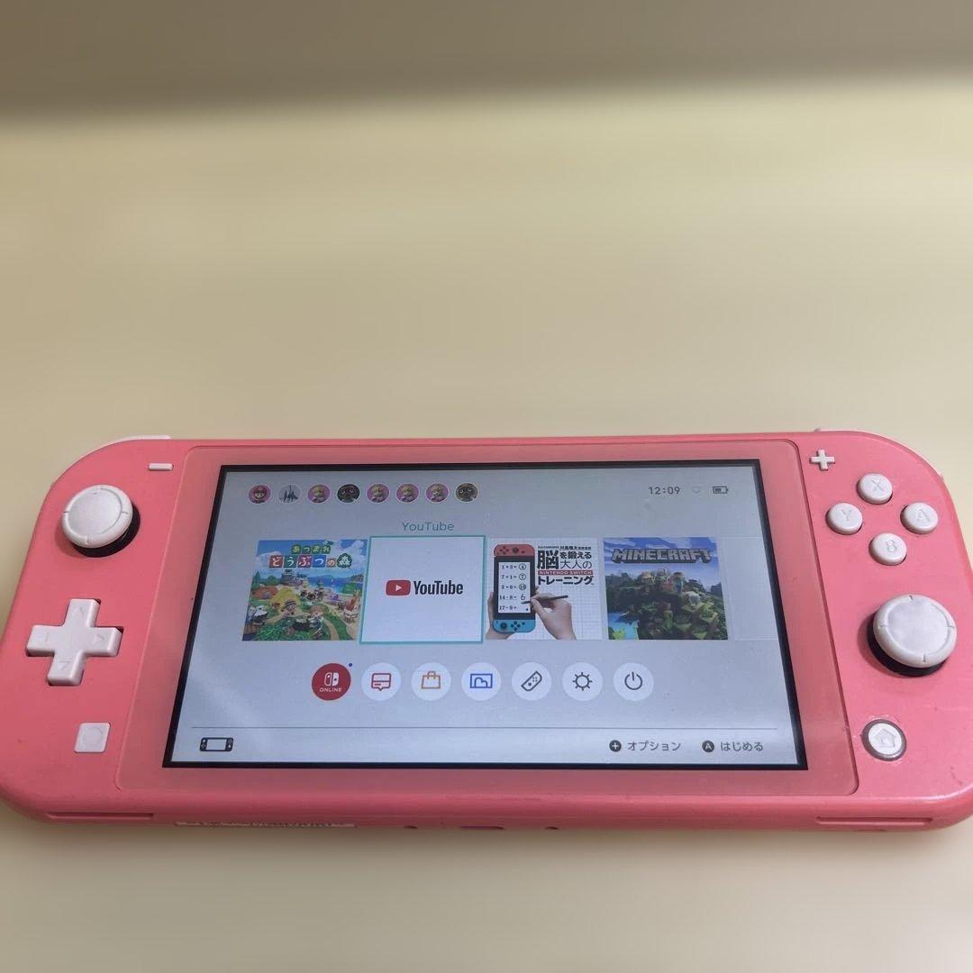 ニンテンドースイッチ　ピンク　中古品