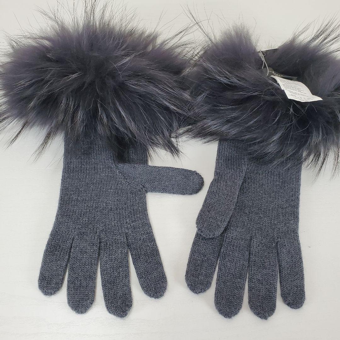 新品◆Max Mara WEEKENDマックスマーラ リアルファーグローブ 手袋