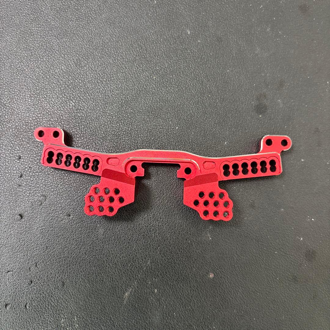 ヨコモ　YD-2シリーズ用　アルミ製 フロント/リヤ　ショックタワー(レッド)