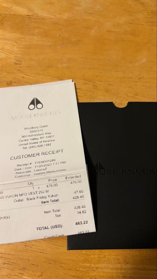 Moose Knuckles ダウンベスト