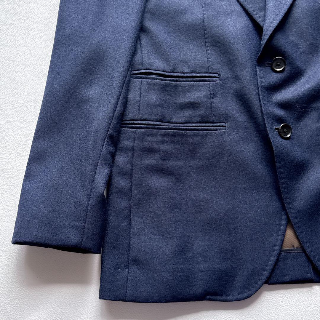 【極美品】スーツセレクト アルフレッドブラウン スーツ ３点セットアップ