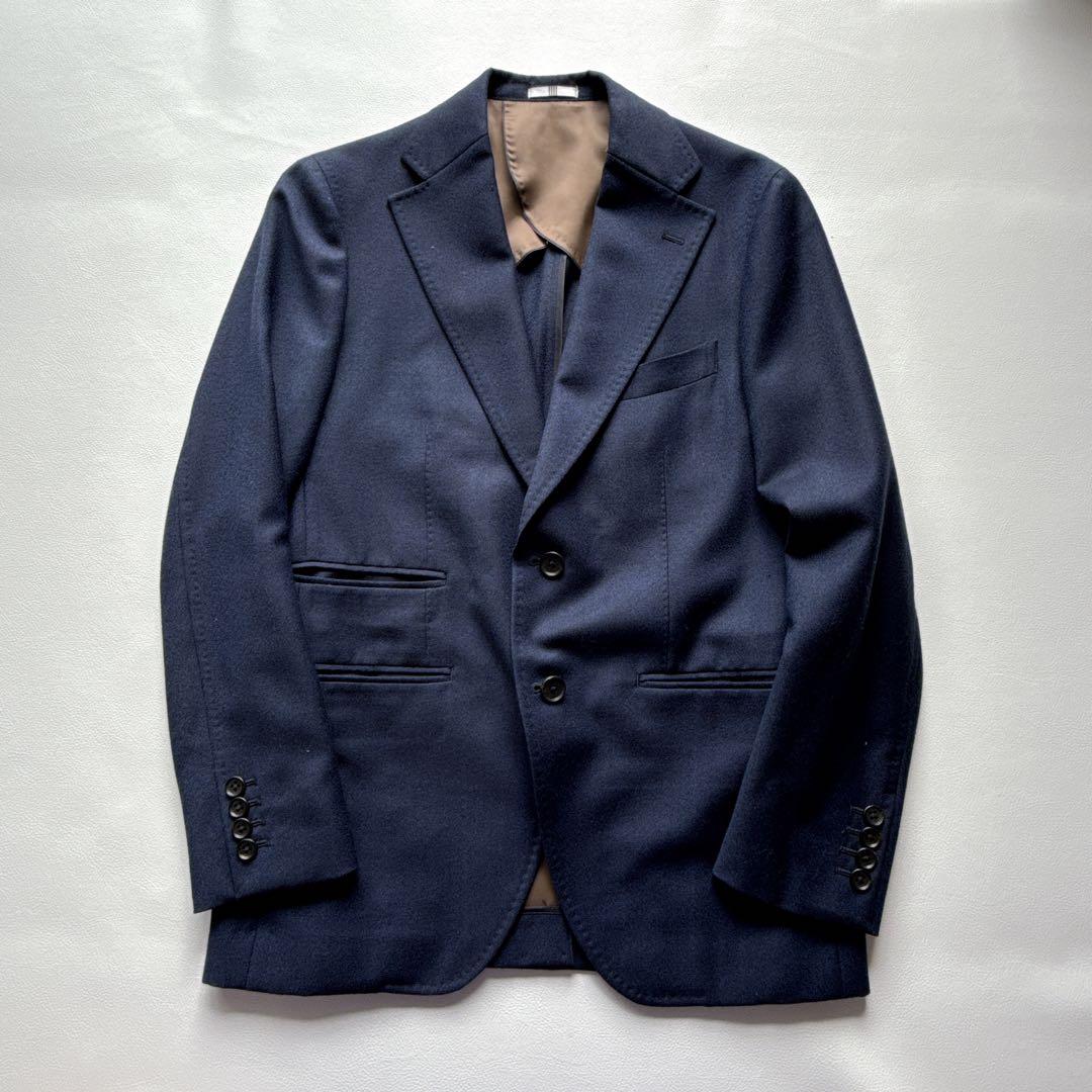 【極美品】スーツセレクト アルフレッドブラウン スーツ ３点セットアップ