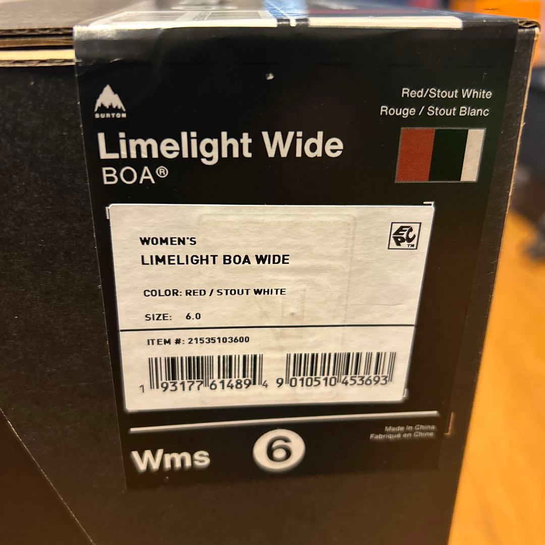 バートン　LIMELIGHT スノーボードブーツ 女性用