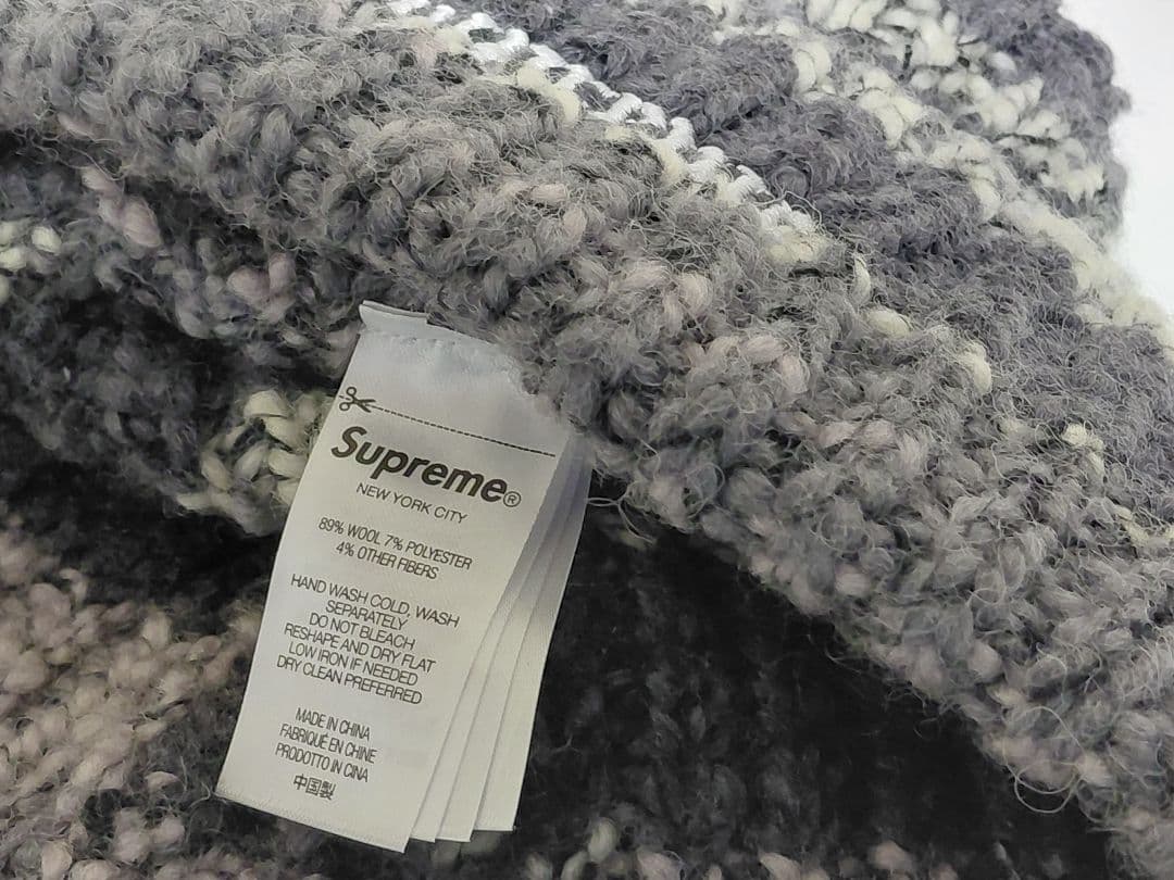 【新品・未着用】 Supreme　Space　Dye　Stripe　Beanie