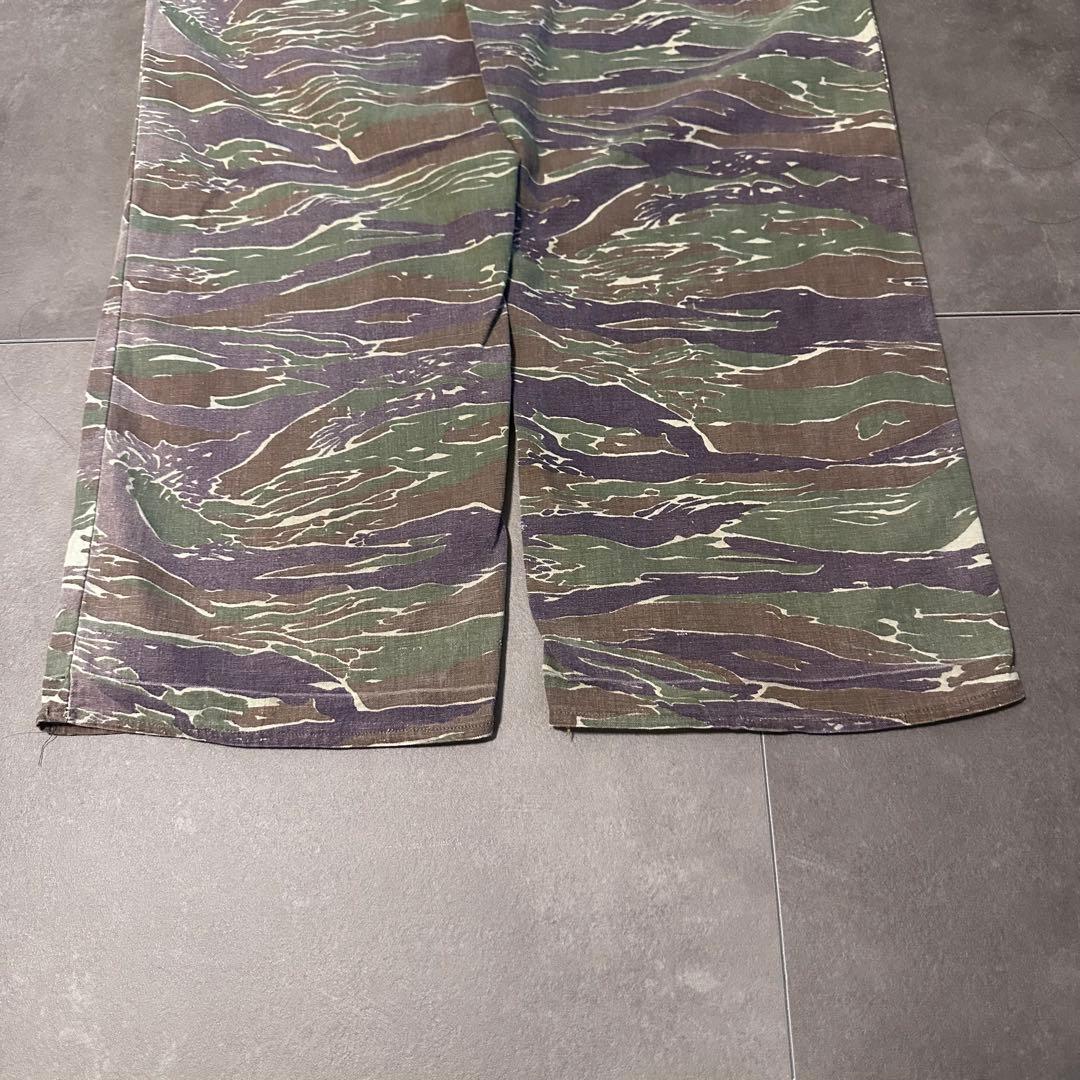 60s タイガーストライプ usarmy ベトナム　パンツ　サイドアジャスター