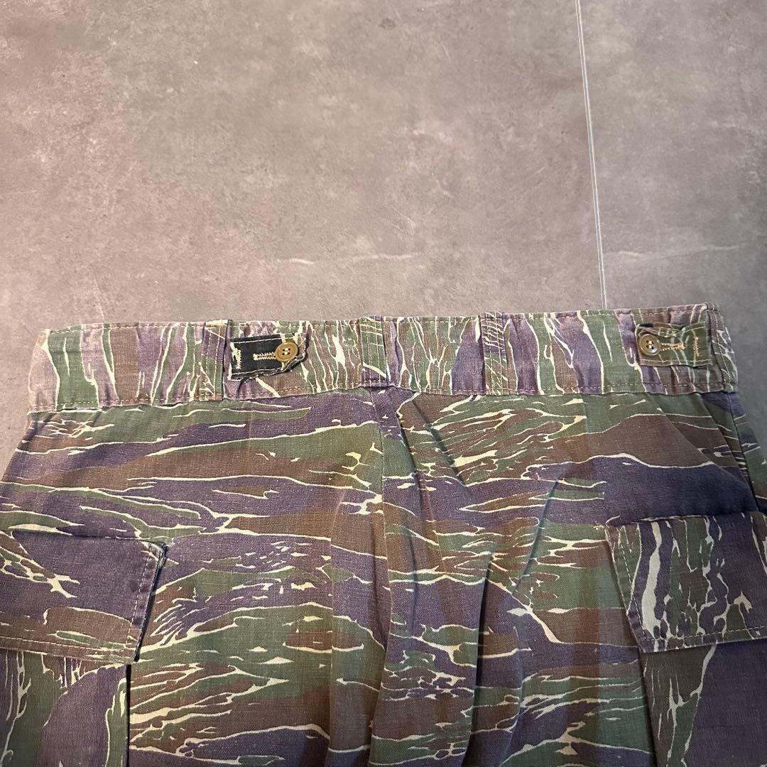 60s タイガーストライプ usarmy ベトナム　パンツ　サイドアジャスター