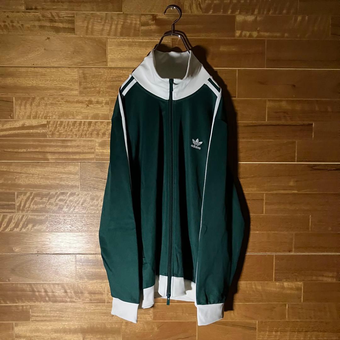 adidas ベッケンバウアー　トラックジャケット　ジャージ　緑　白　3XL
