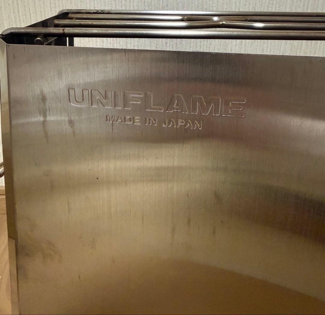 ユニフレーム 薪グリルラージ　廃盤