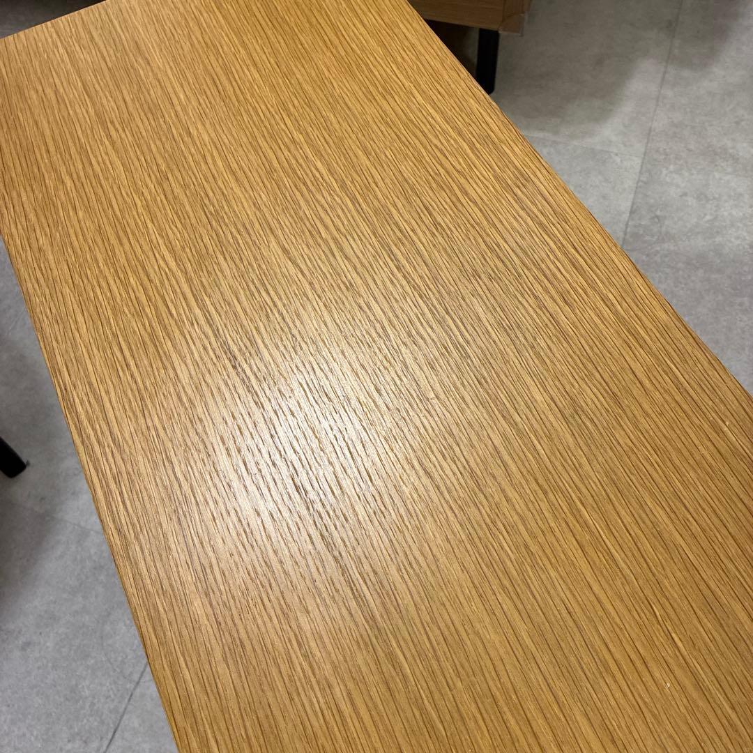 コの字の家具積層合板 オーク材 幅70cm