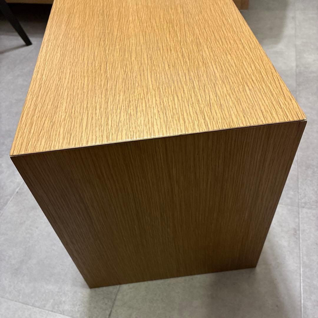 コの字の家具積層合板 オーク材 幅70cm