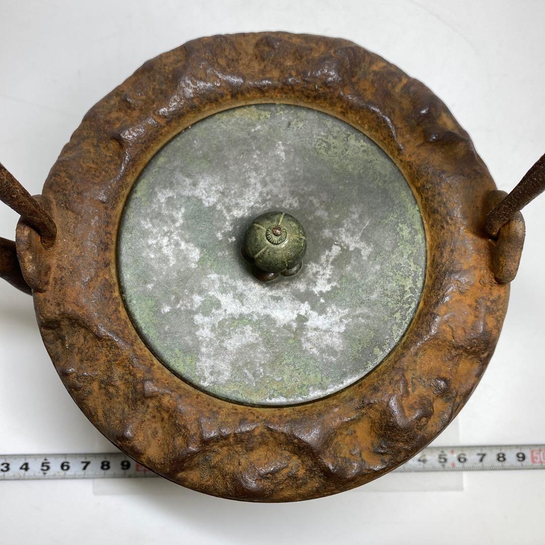 持手 金象嵌 鉄瓶 2377g 東キ7-1206☆2F タサオ