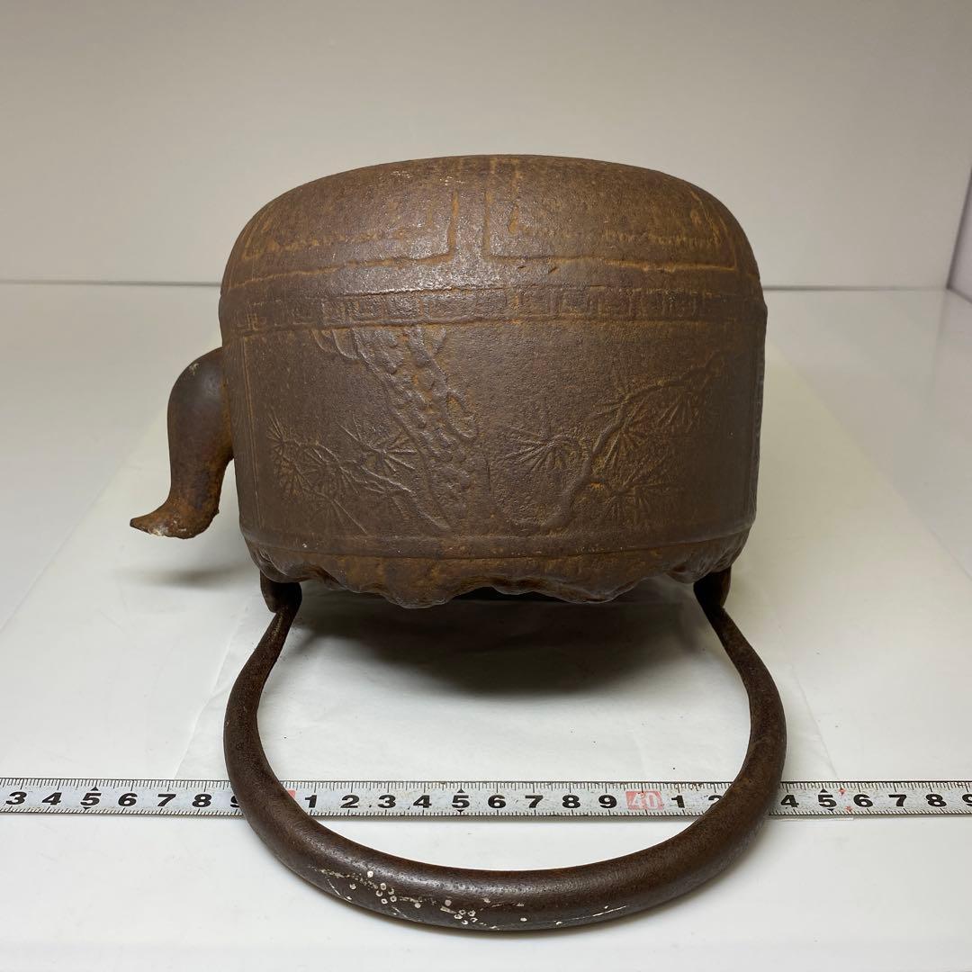 持手 金象嵌 鉄瓶 2377g 東キ7-1206☆2F タサオ